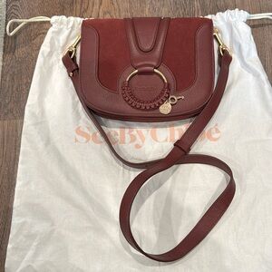 See by Chloe Burgundy Crossbody Purse